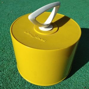 Vintage Record Carrier, Yellow 💛 Disc Go Case